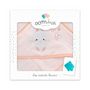 Voir la diapositive 1 : Domiva Coffret sortie de bain brodée avec capuche + gant Lapinou