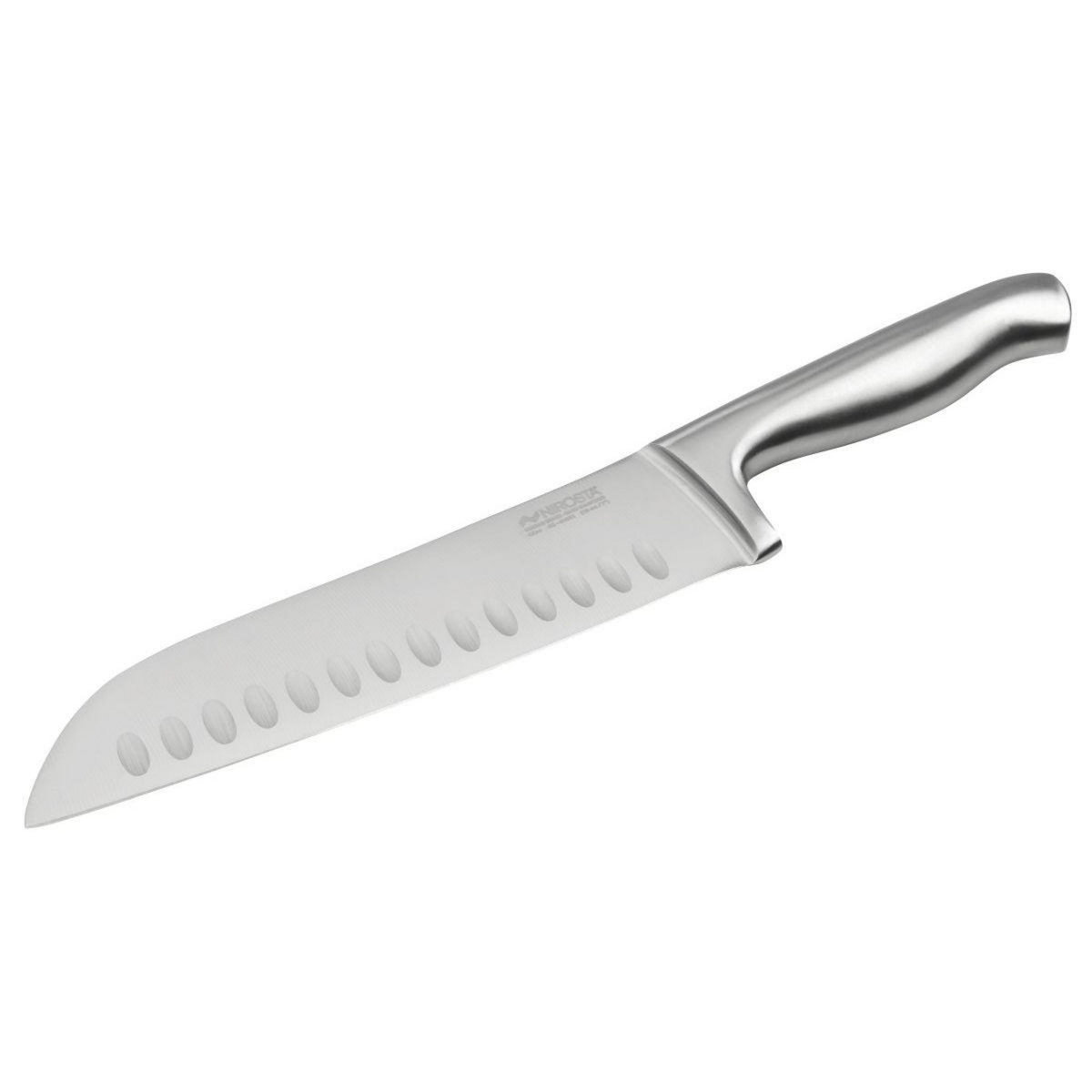 NIROSTA Couteau de cuisine Santoku lame de 18 cm Nirosta Star