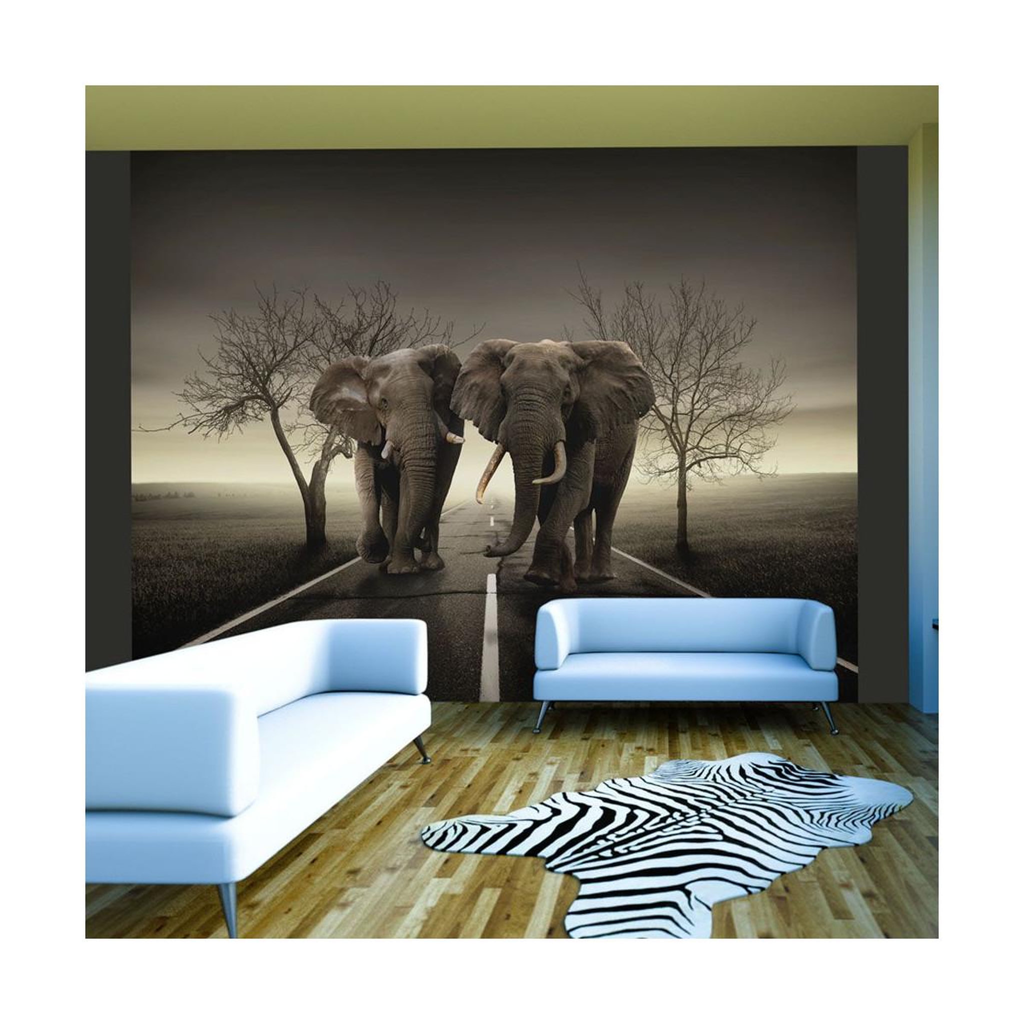 Voir la diapositive 1 : Paris Prix Papier Peint  Ville D'éléphants