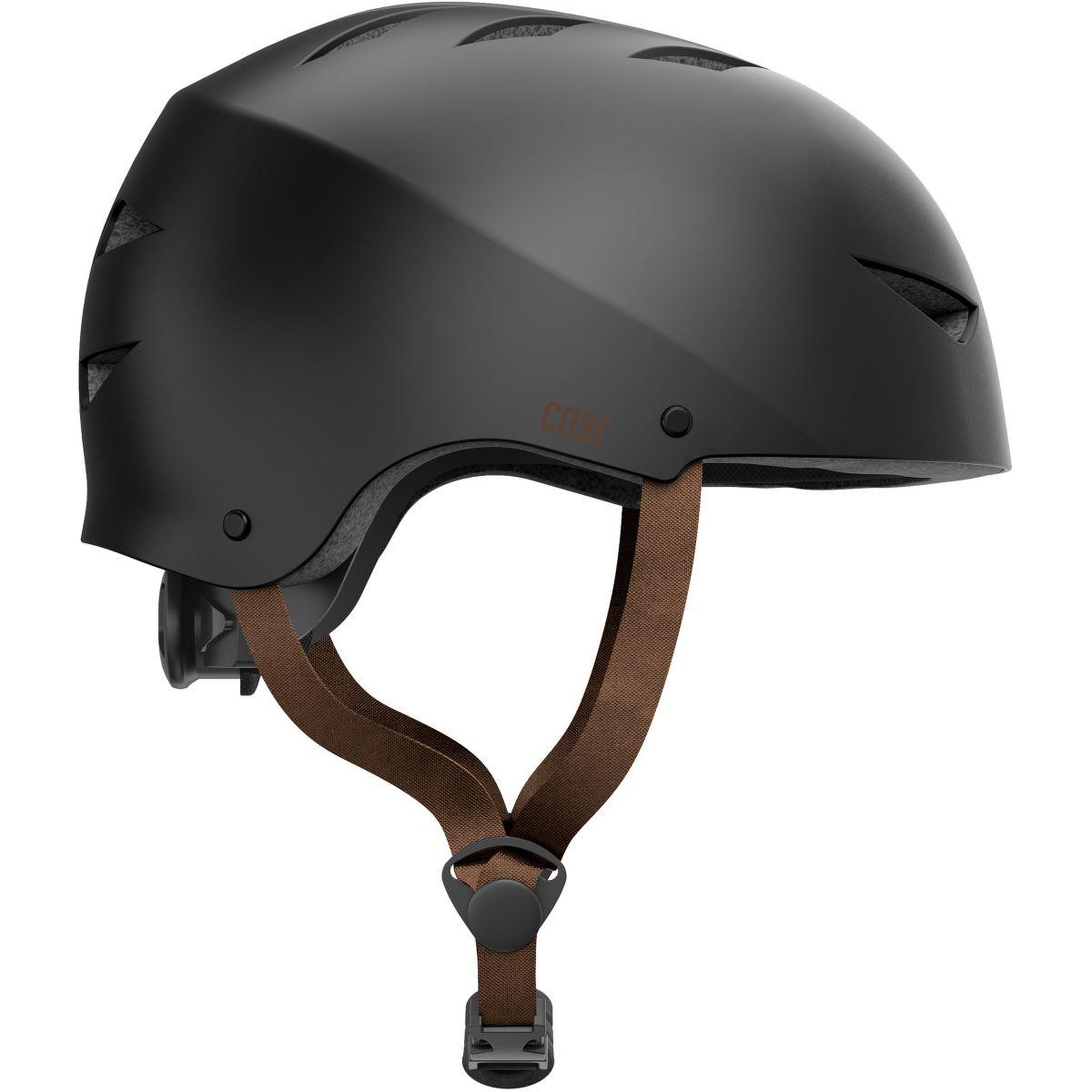 Voir la diapositive 4 : CASR Casque trottinette classico noir et marron taille l