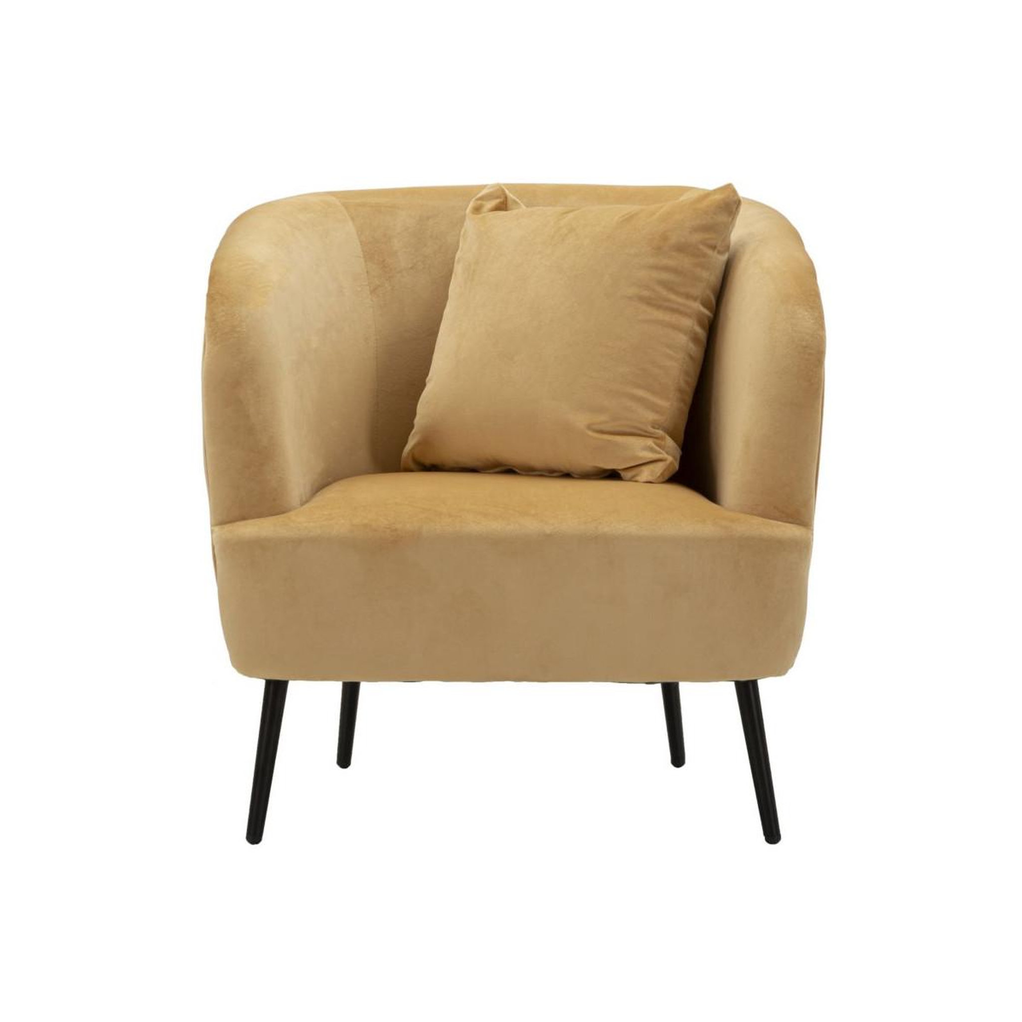 Voir la diapositive 2 : Paris Prix Fauteuil Imitation Fourrure  Soffy  78cm Marron