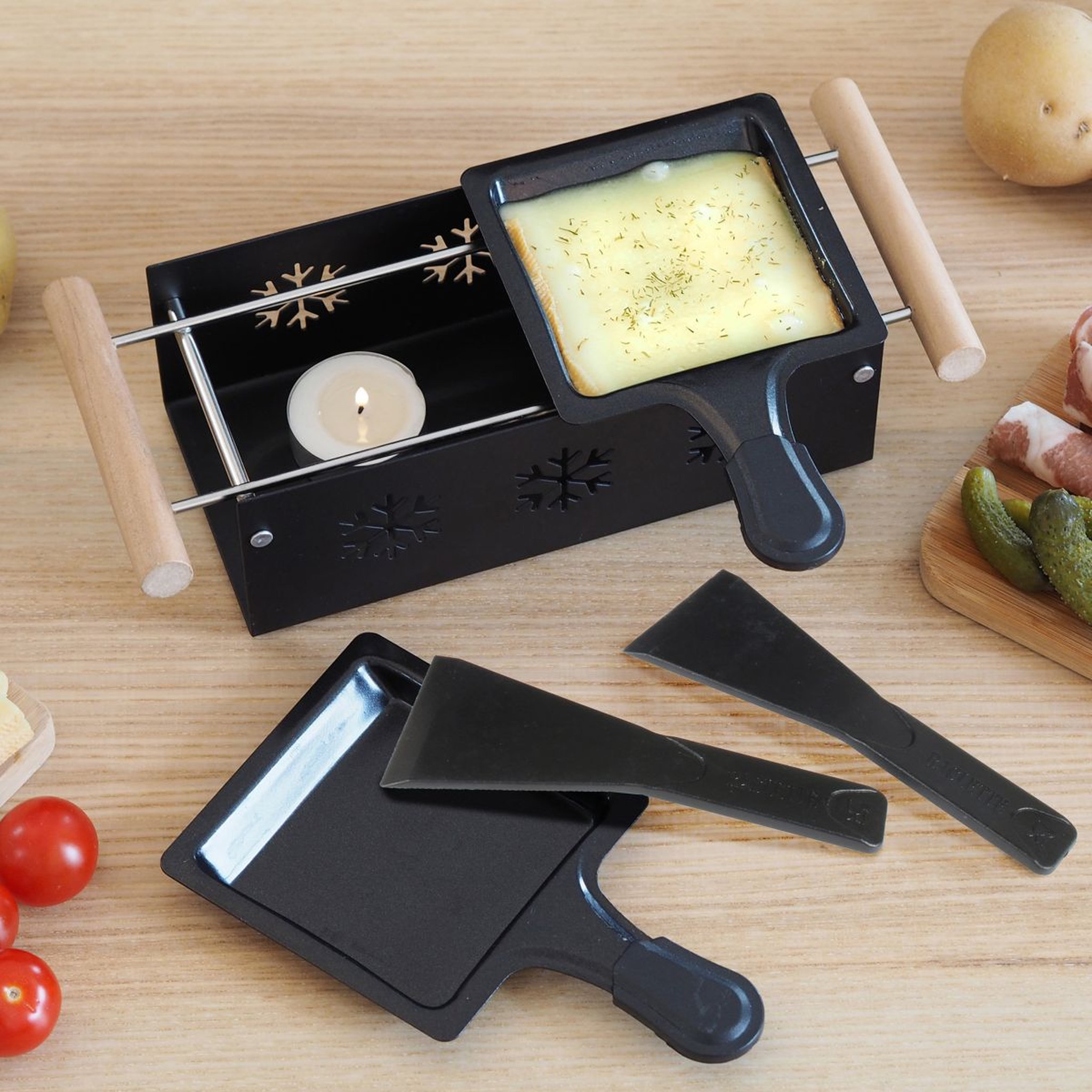 Raclette duo à la bougie
