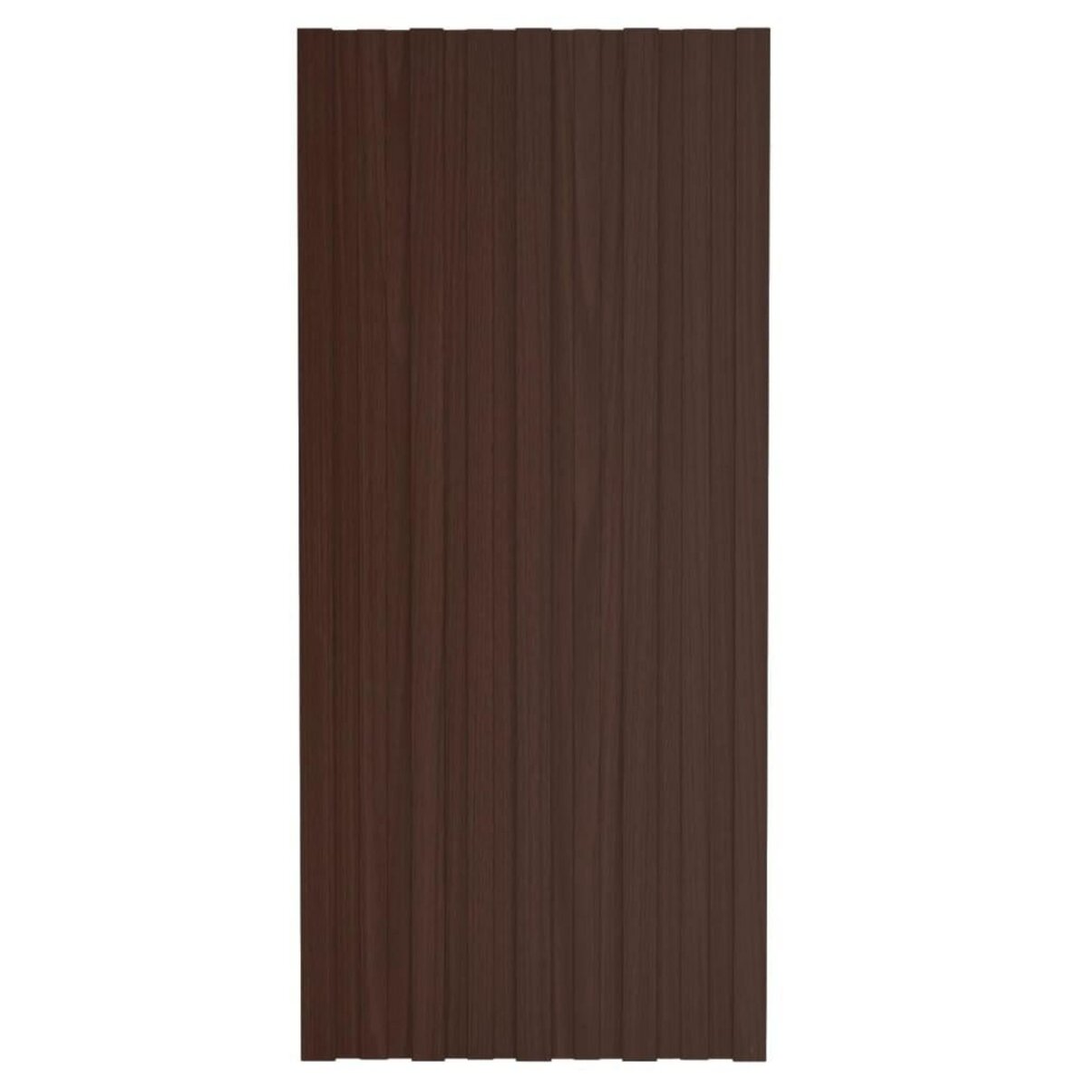 VIDAXL Panneaux de toiture 36 pcs Acier galvanise Marron 100x45 cm