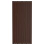 Voir la diapositive 2 : VIDAXL Panneaux de toiture 36 pcs Acier galvanise Marron 100x45 cm