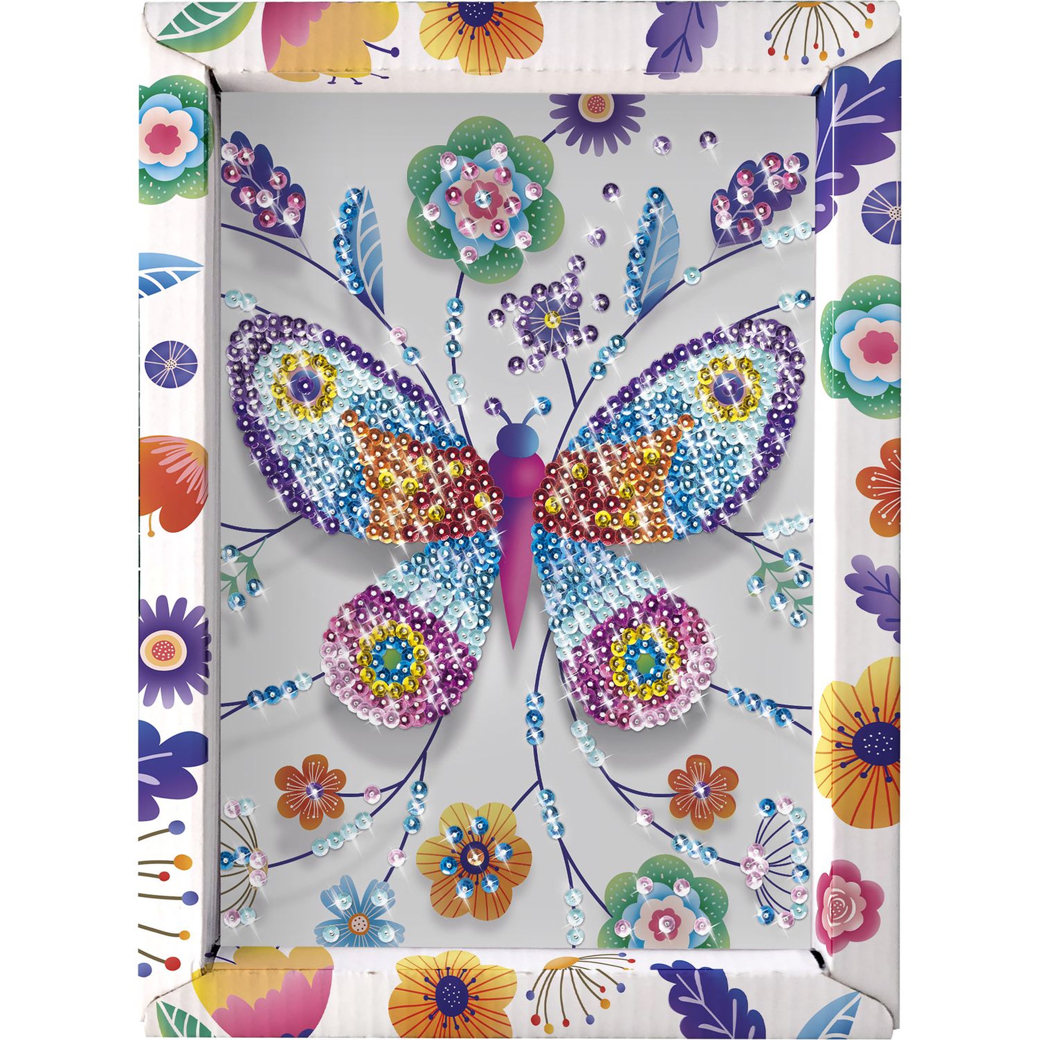 Voir la diapositive 2 : LANSAY Création Collection sequins - Papillon