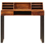 Voir la diapositive 4 : VIDAXL Bureau 110x50x94 cm Bois solide de Sesham et acier