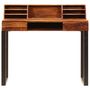 Voir la diapositive 4 : VIDAXL Bureau 110x50x94 cm Bois solide de Sesham et acier