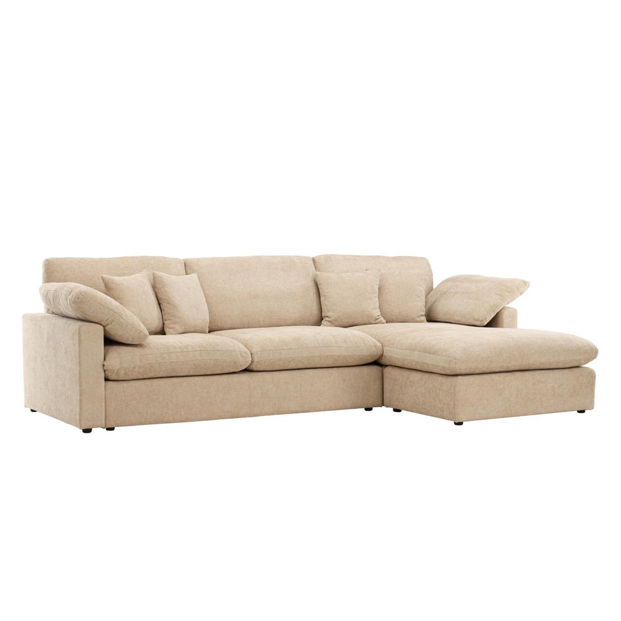 Paris Prix Canapé d'angle réversible  amalfi  297cm sable