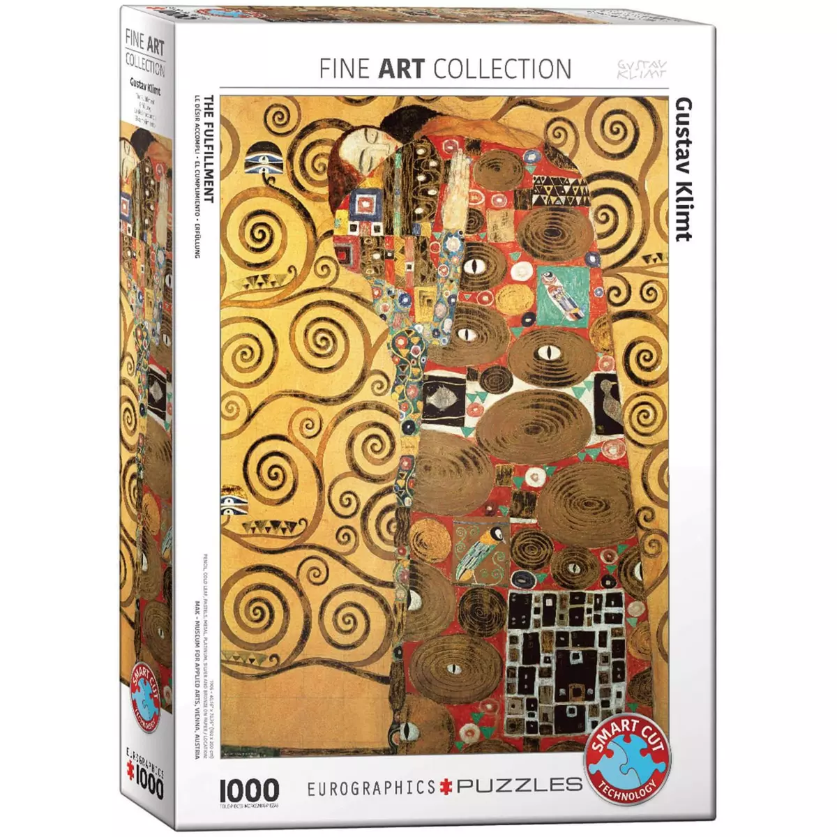 Eurographics Puzzle 1000 pièces : The Fulfillment, Gustav Klimt