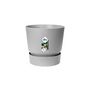 Voir la diapositive 6 : ELHO Pot de fleurs rond en plastique Ø 30 cm Elho Greenville Round gris ciment pour jardin et balcon