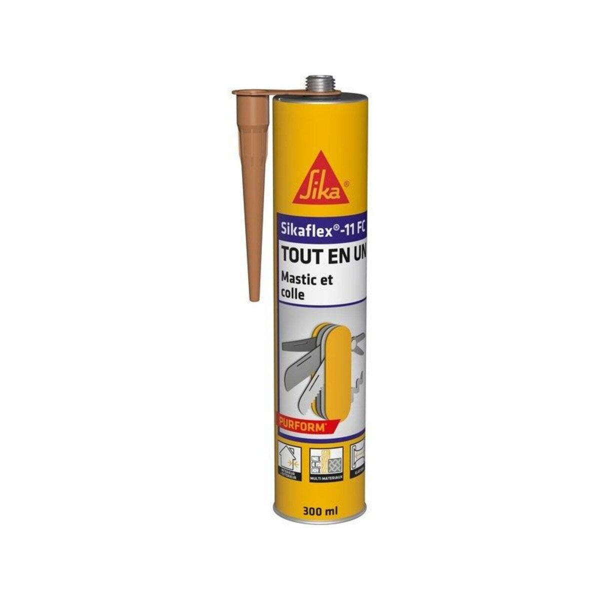 Sika Mastic Colle Sika 11Fc Beige - 300ml
