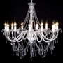 Voir la diapositive 3 : VIDAXL Lustre venitien baroque 12 feux 1600 cristaux