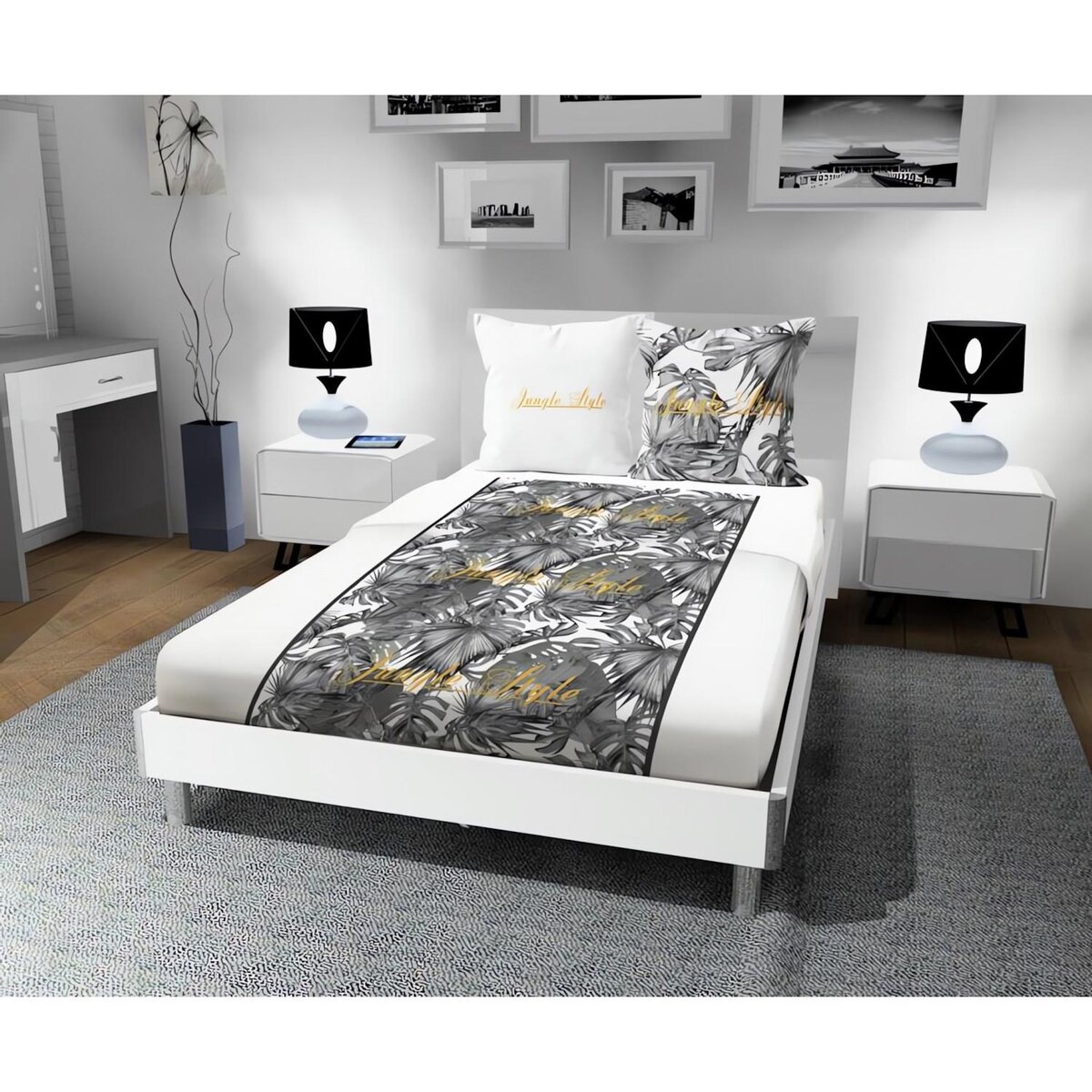 SOLEIL D'OCRE Parure de draps en coton 57 fils NOUMEA, par Soleil d'ocre