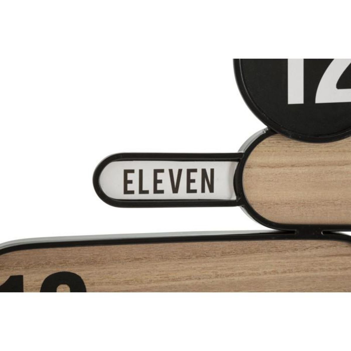 Paris Prix Horloge Murale Design  Direction  60cm Naturel & Noir