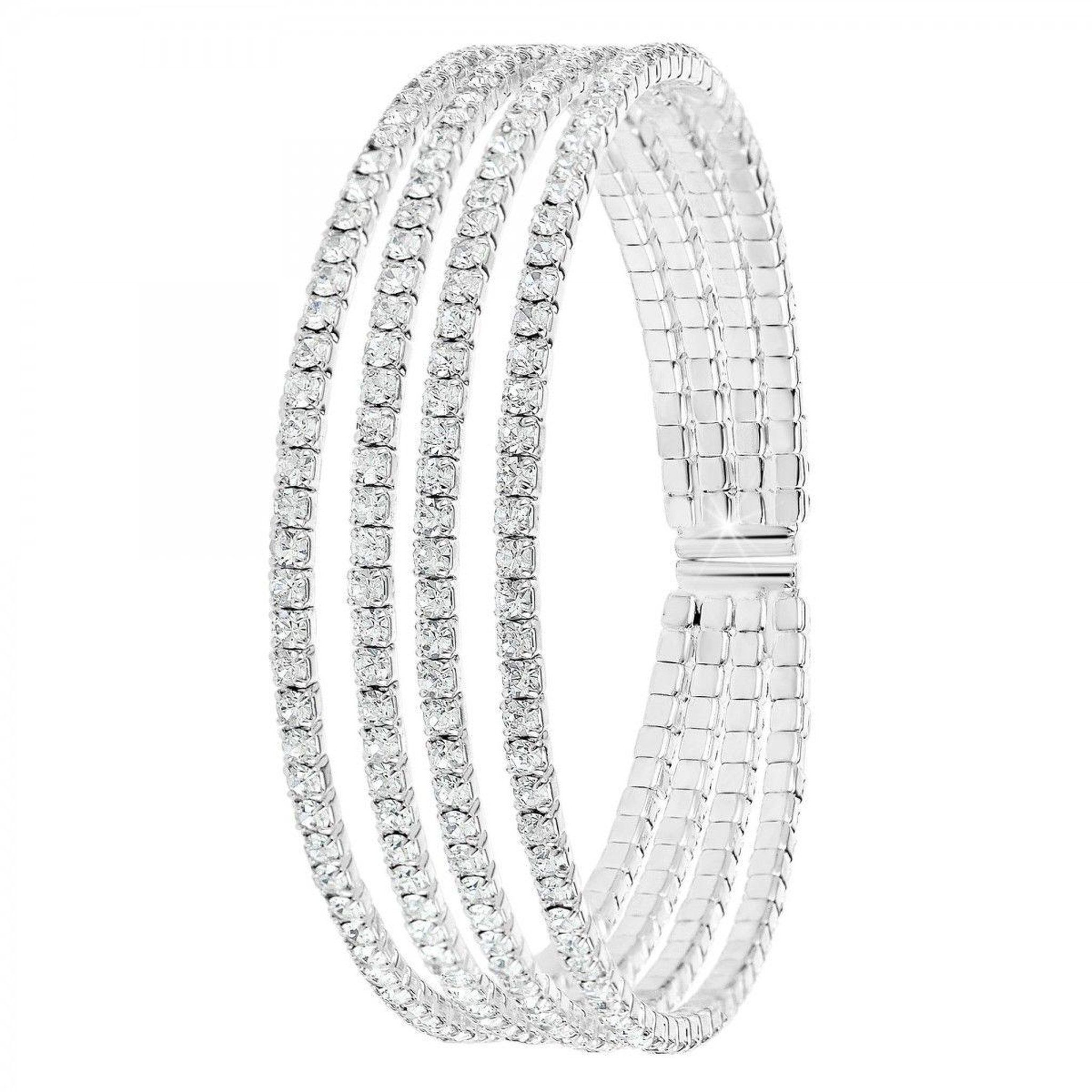 Voir la diapositive 1 : SC CRYSTAL Bracelet par SC Crystal orné de Cristaux scintillants