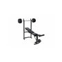 Voir la diapositive 1 : O'Fitness Banc de musculation avec poste jambe - Barre et 20 Kg de poids inclus - O'Fitness - Maison/appartement