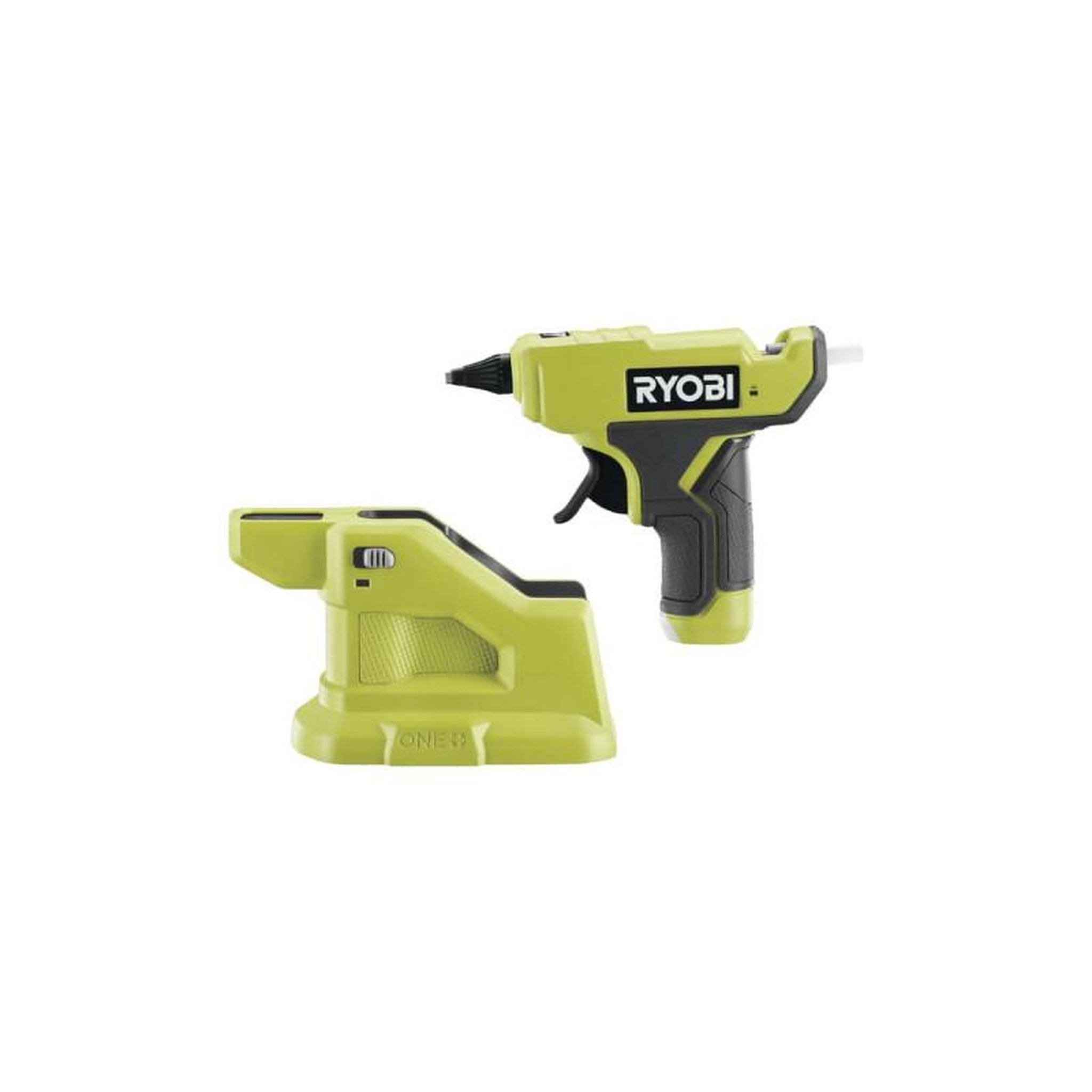 Voir la diapositive 2 : Ryobi Pack ryobi pistolet à colle 18v one+ rglm18-0 - 1 batterie 2.0ah - 1 chargeur rapide