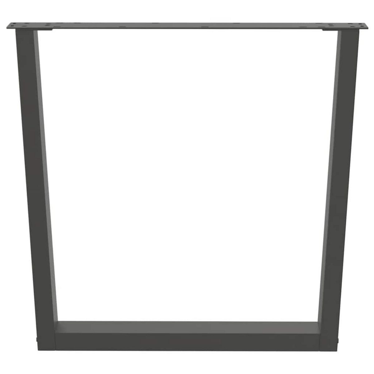 VIDAXL Pieds de table a manger forme de V 3 pcs 90x(72-73,3) cm acier