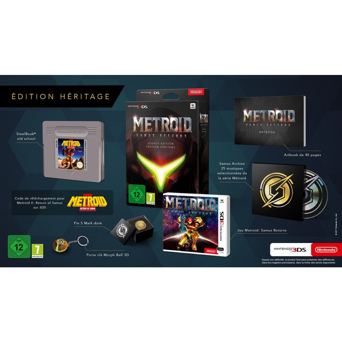 NINTENDO Metroid Samus Returns édition limitée