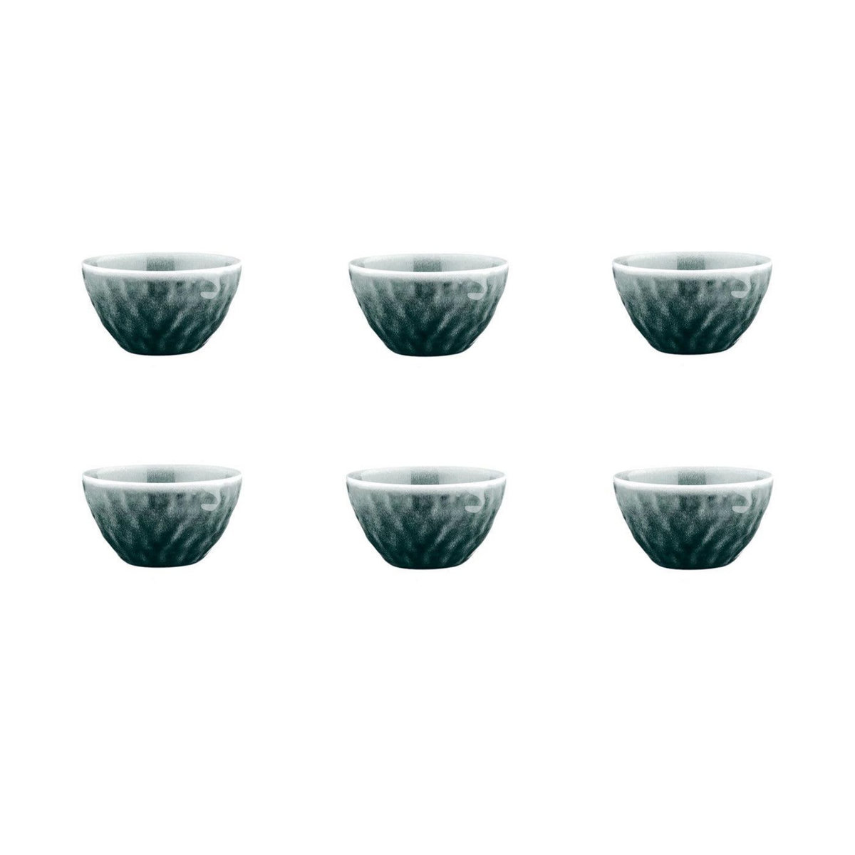 BJORN Bol MOON Ø11,5cm - 6 pièces - Pétrole