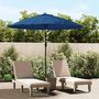 Voir la diapositive 1 : VIDAXL Parasol d'exterieur avec mat en aluminium 500 cm bleu azure