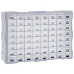 VIDAXL Organisateur multi-tiroirs avec 64 tiroirs 52x16x37,5 cm