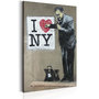 Voir la diapositive 1 : Paris Prix Tableau Imprimé  I Love New York - Banksy