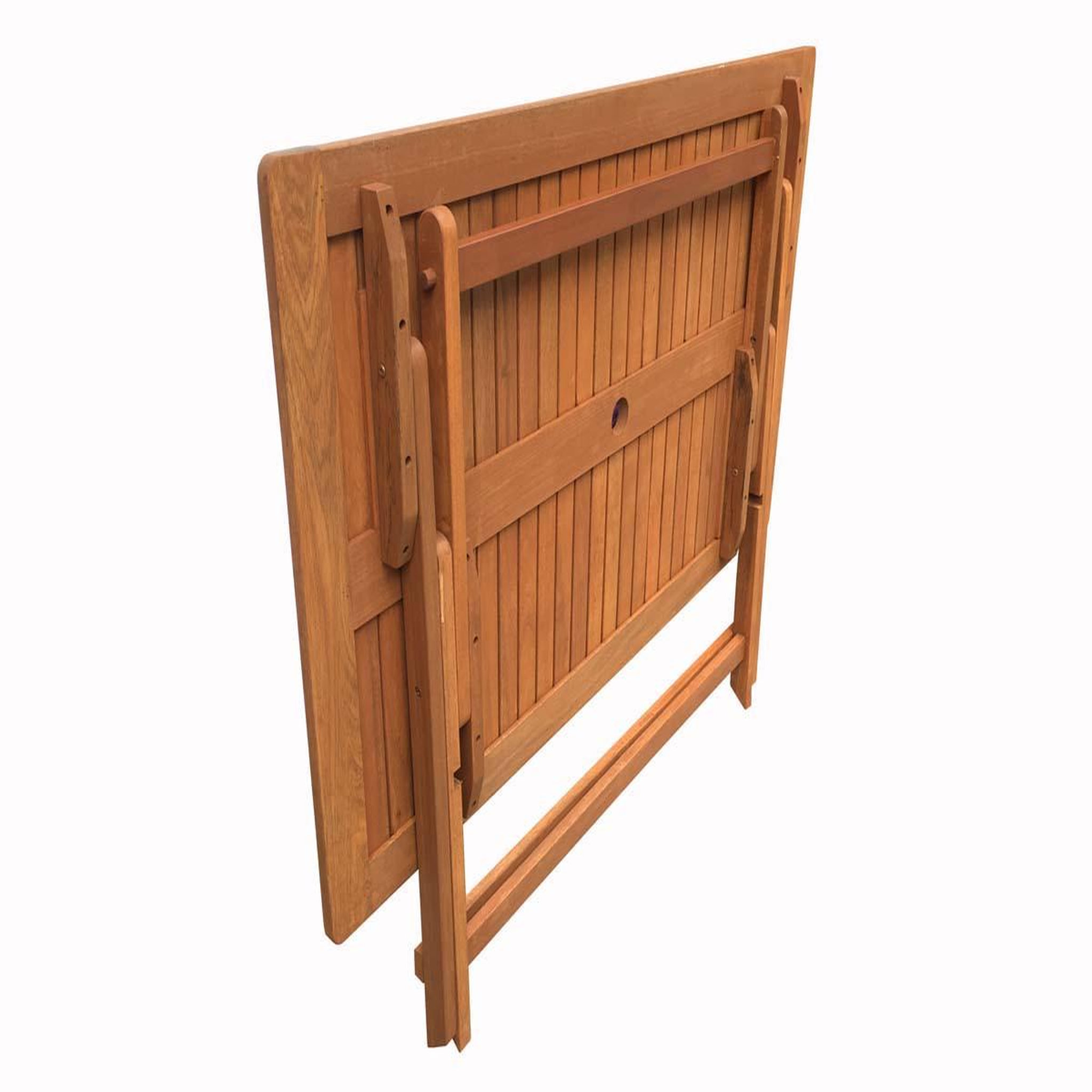 Voir la diapositive 3 : Habitat et Jardin Table et chaises de jardin en bois exotique   séoul  - 1 table + 6 chaises - maple - beige