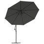 Voir la diapositive 4 : VIDAXL Parasol de jardin en porte-a-faux et poteau en aluminium