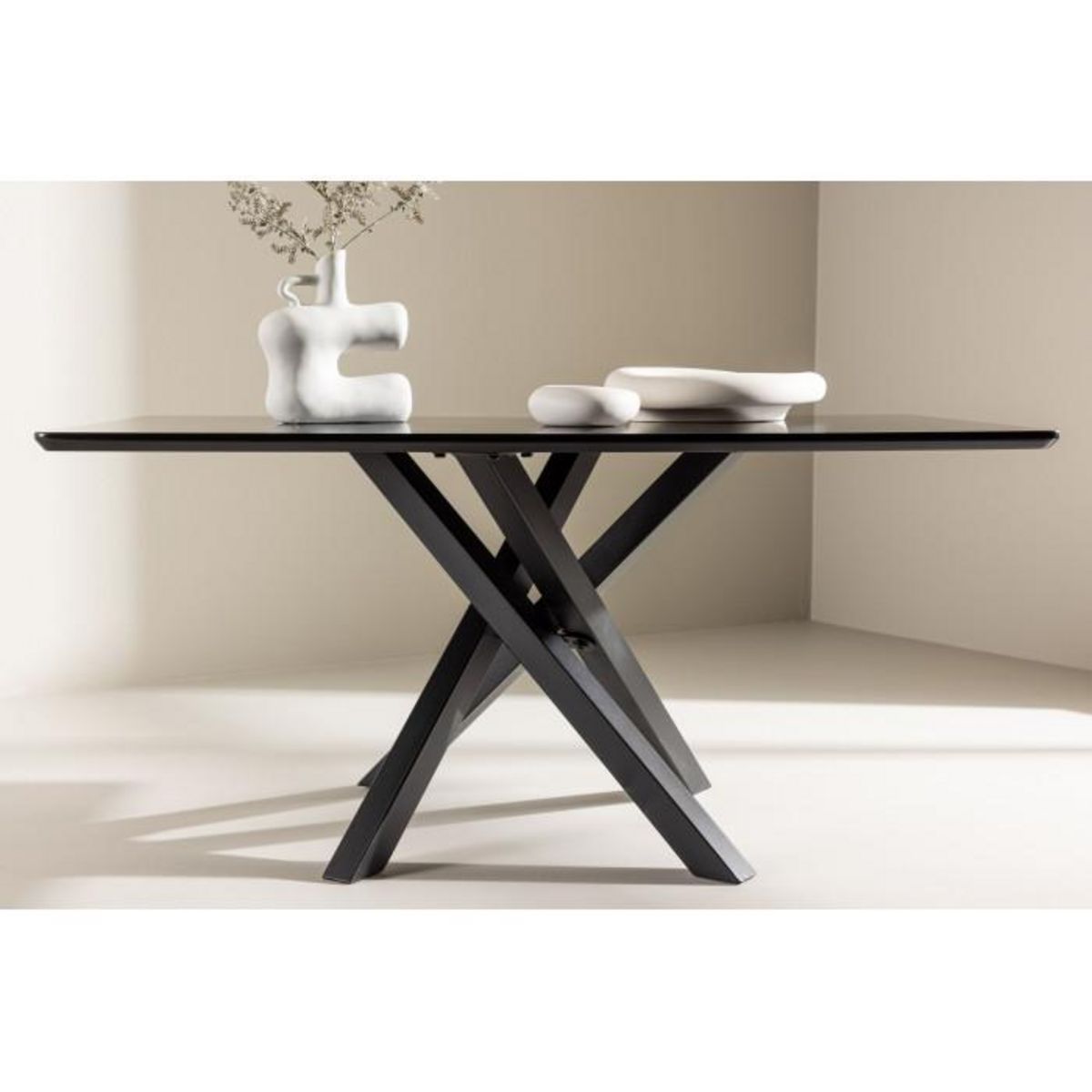 Paris Prix Table Basse Design  Piazza  100cm Noir