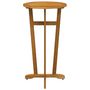 Voir la diapositive 3 : VIDAXL Table de bar de jardin Ø60x105 cm Bois d'acacia solide