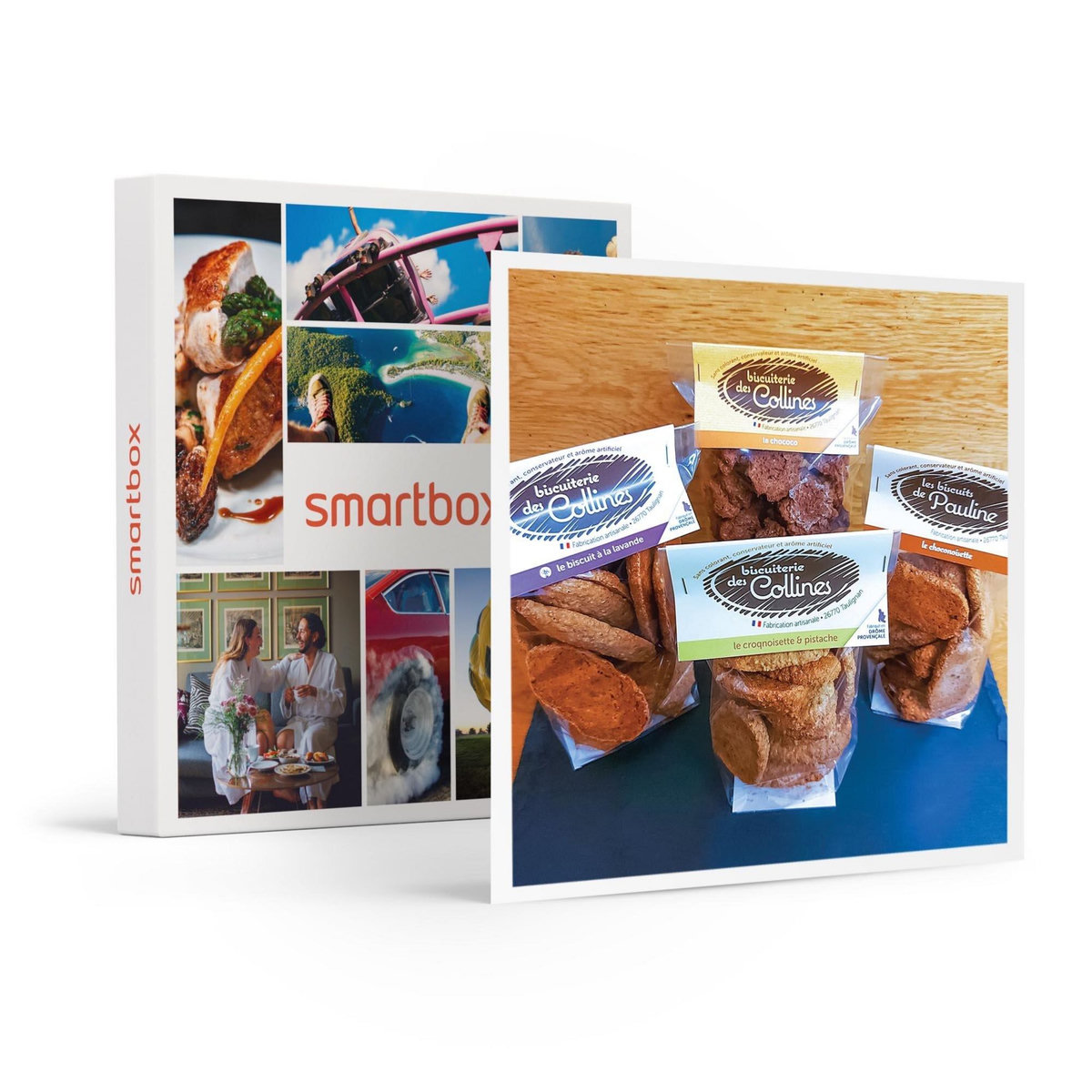Smartbox Coffret gourmand de biscuits et chocolats à déguster à la maison - Coffret Cadeau Gastronomie