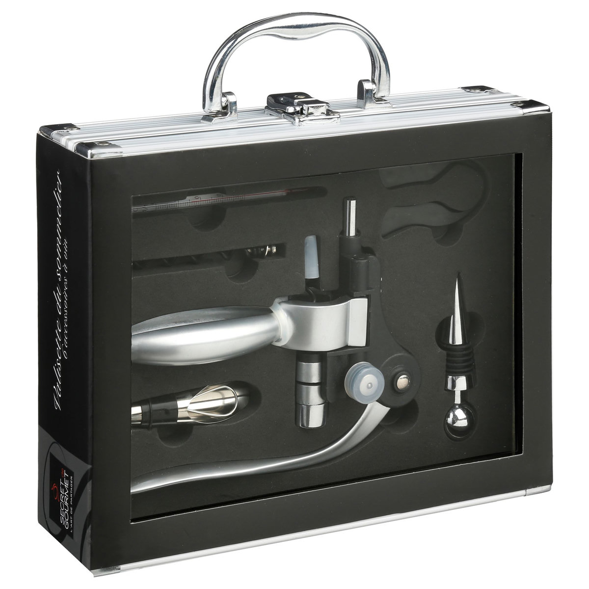 Coffret sommelier malette 6 personnes 