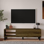 Voir la diapositive 2 : Habitat et Jardin Meuble TV en bois  River  - 150 x 31.4 x 48.2 cm - Noyer Antique