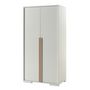 Voir la diapositive 4 : Paris Prix Pack - Lit Enfant, Chevet & Armoire  London  Blanc