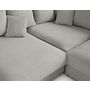 Voir la diapositive 6 : LISA DESIGN Aspen - canapé d'angle réversible 5 places - assise profonde - en velours côtelé