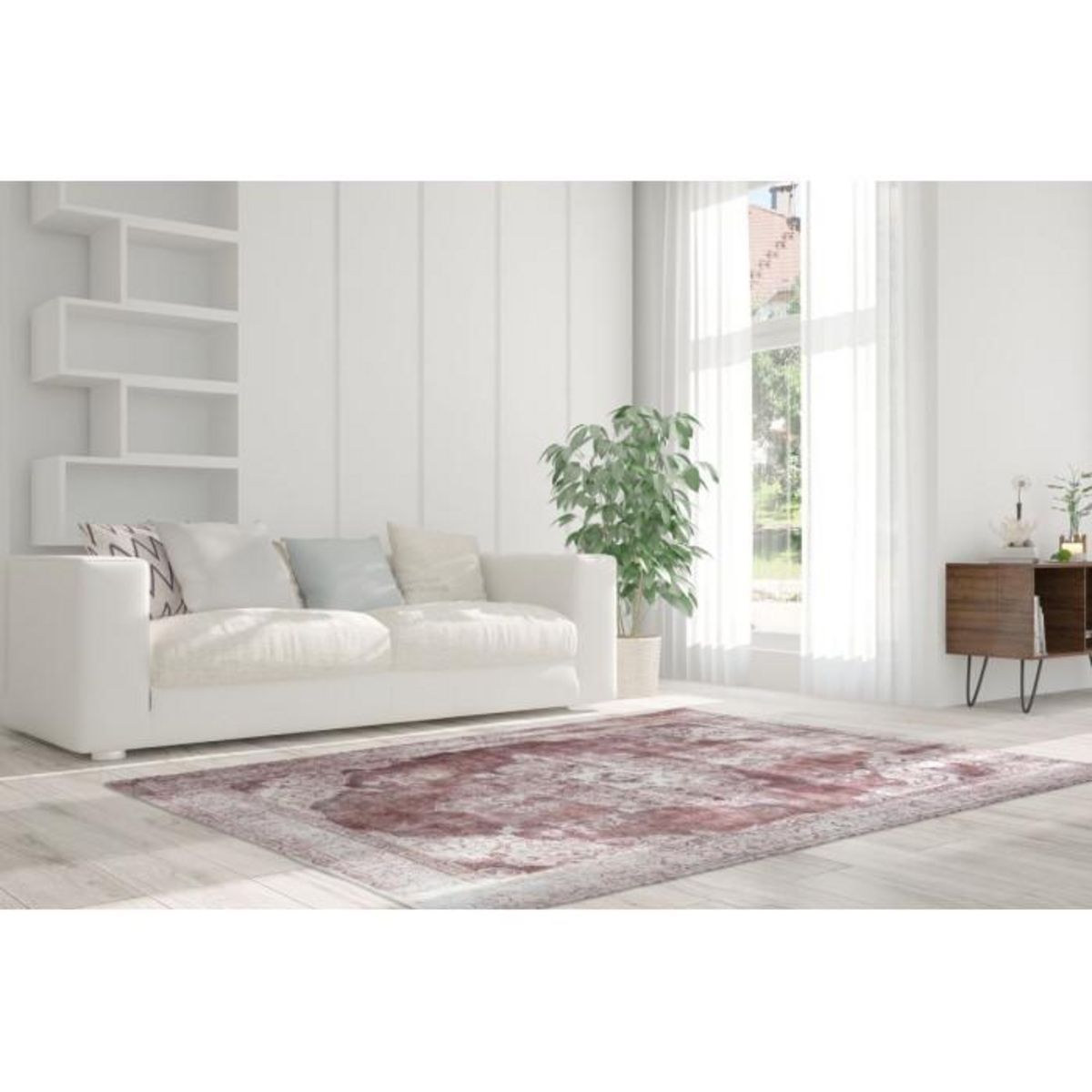 Paris Prix Tapis Imprimé Antique  Vintage  Beige