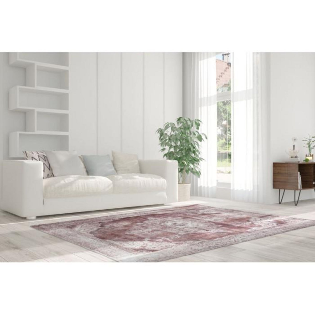 Paris Prix Tapis Imprimé Antique  Vintage  Beige