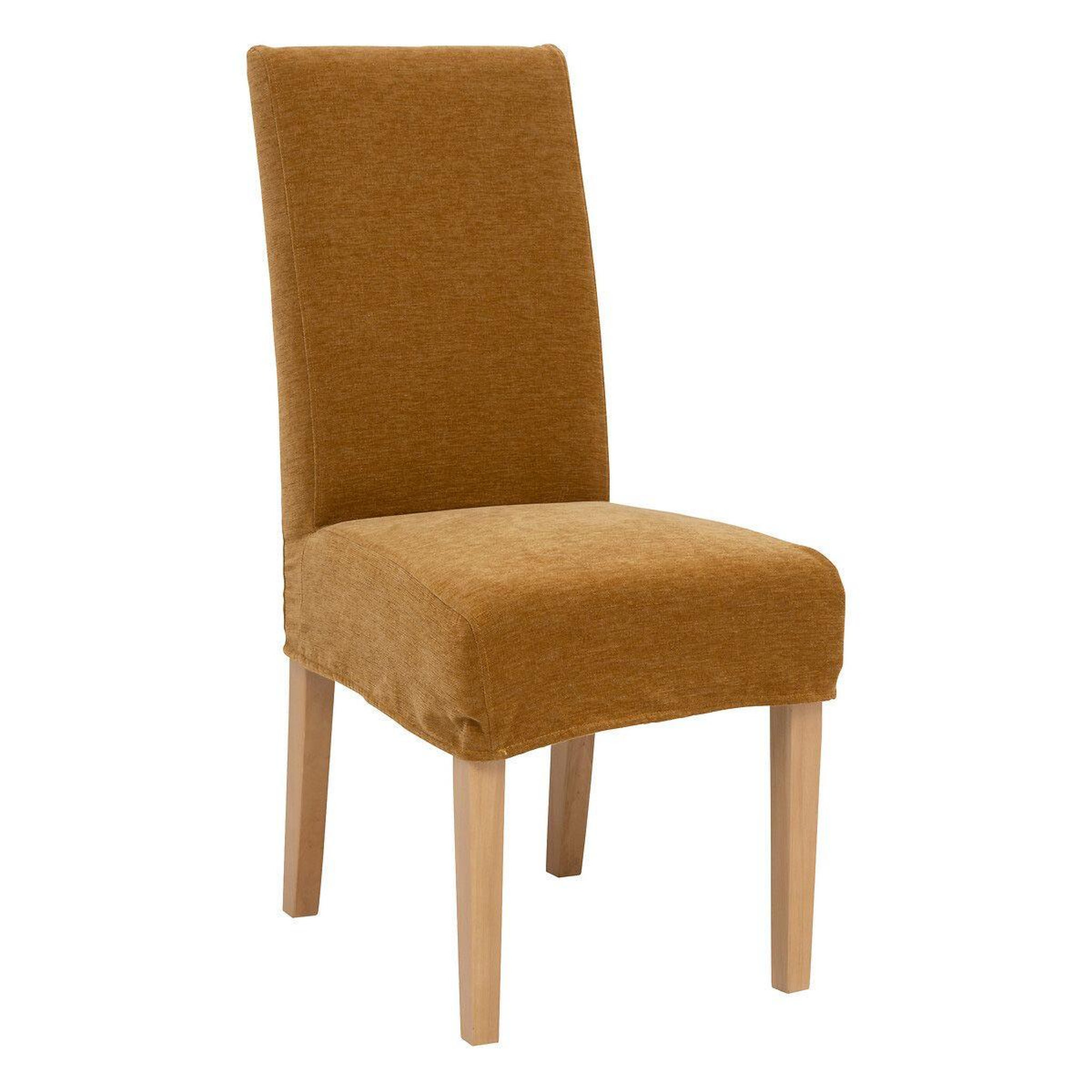ATMOSPHERA Housse de chaise chenille  jana  61cm ocre