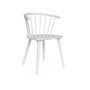 Voir la diapositive 6 : SWEEEK Lot de 4 chaises blanches à barreaux en bois et contreplaqué. Paula. L 51 x P 53 x H 75cm
