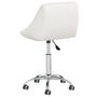 Voir la diapositive 4 : VIDAXL Chaises pivotantes a manger lot de 4 Blanc Similicuir
