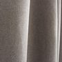 Voir la diapositive 6 : TOILINUX Rideau aspect chenillé - 140 x 240 cm - Taupe