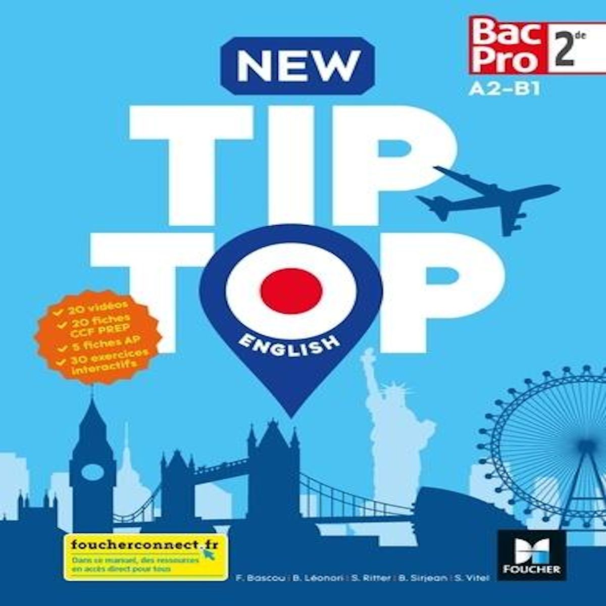 NEW TIP TOP ENGLISH 2DE BAC PRO A2-B1. EDITION 2018, Léonori Béatrice