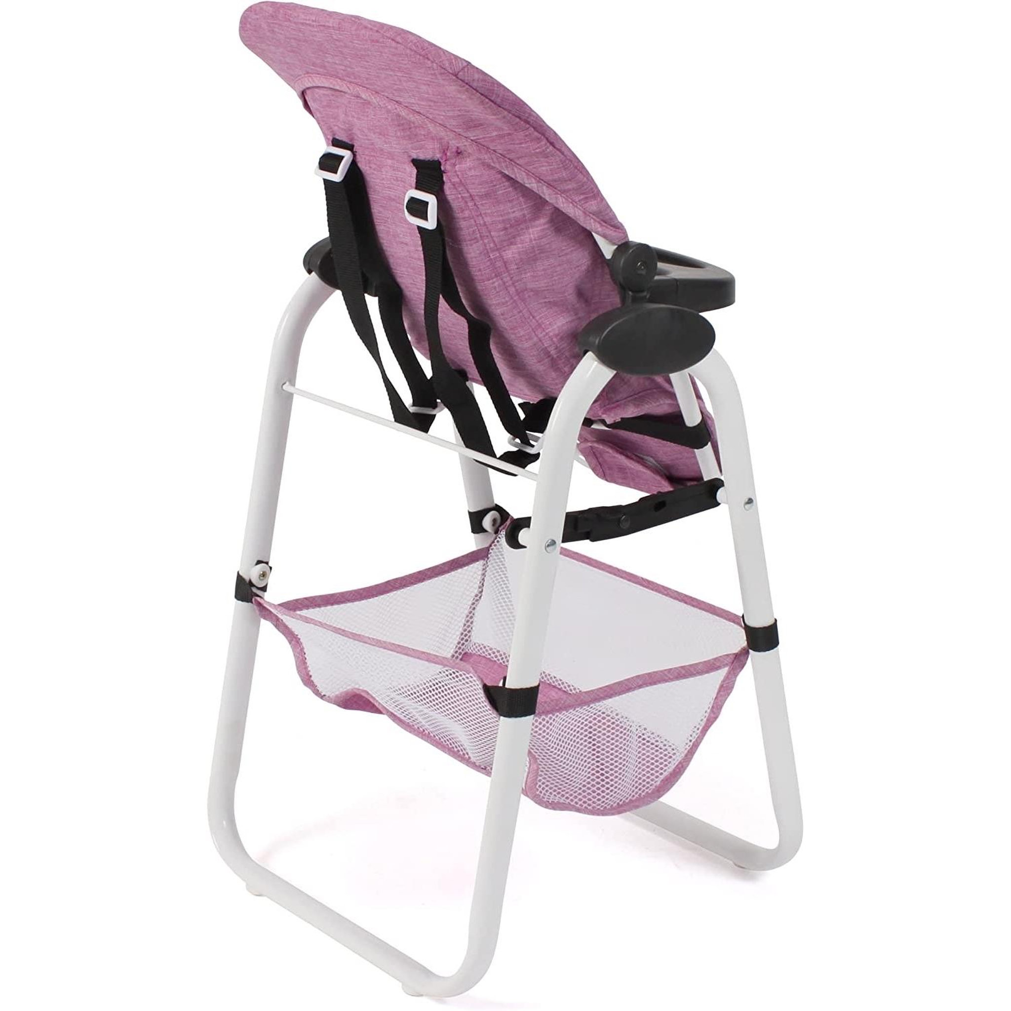 Voir la diapositive 3 : BAYER CHIC 2000 Chaise haute pour poupées jean rose