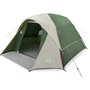 Voir la diapositive 2 : VIDAXL Tente de camping de cabine 4 personnes vert impermeable