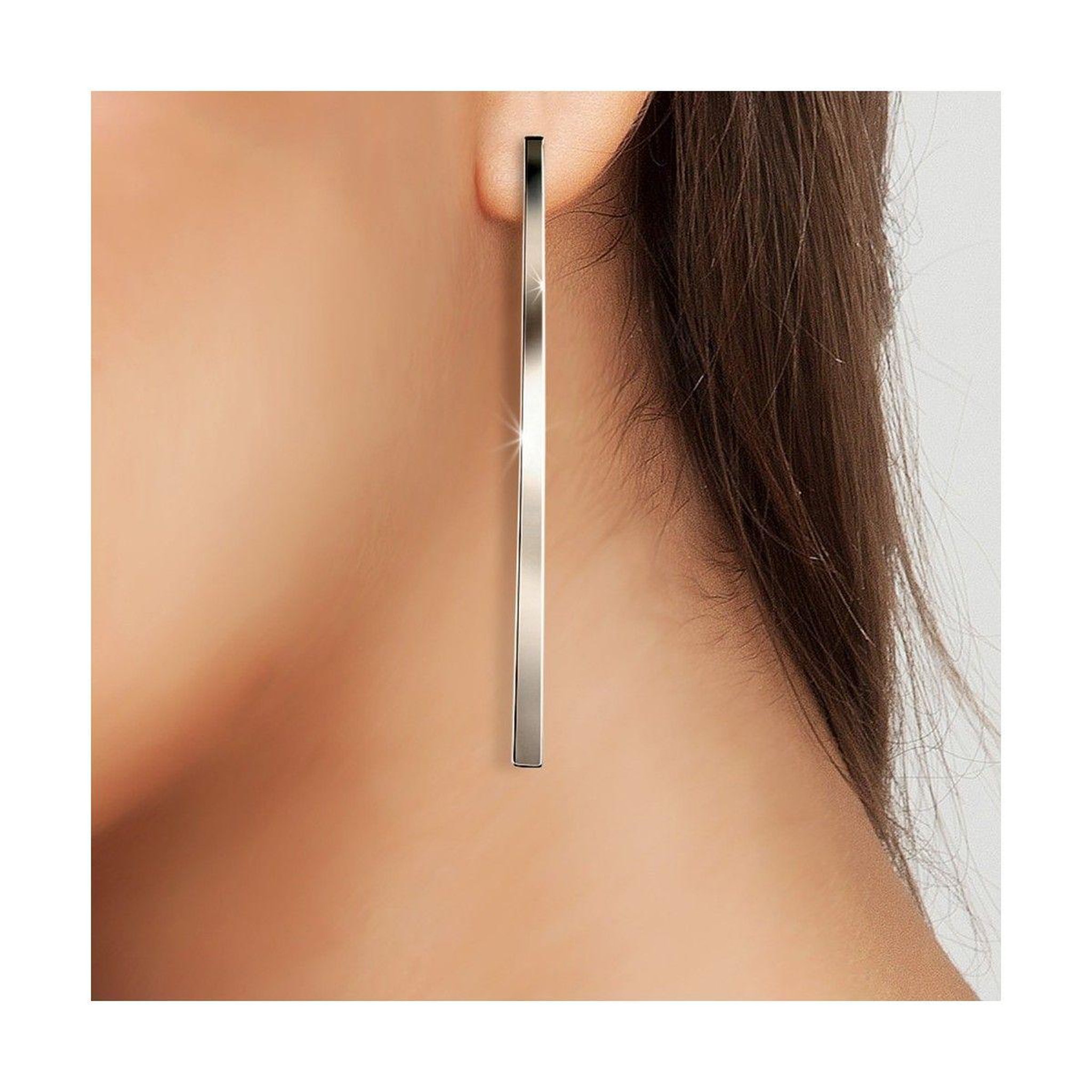 Voir la diapositive 2 : SC CRYSTAL Boucles d'oreilles en acier par SC Crystal