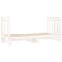 Voir la diapositive 4 : VIDAXL Lit coulissant sans matelas blanc 2x(90x190) cm