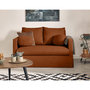 Voir la diapositive 1 : LISA DESIGN Serena - canapé droit déhoussable 2 places en tissu