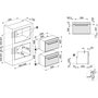 Voir la diapositive 5 : SMEG Micro ondes combiné encastrable SF4400MCX1