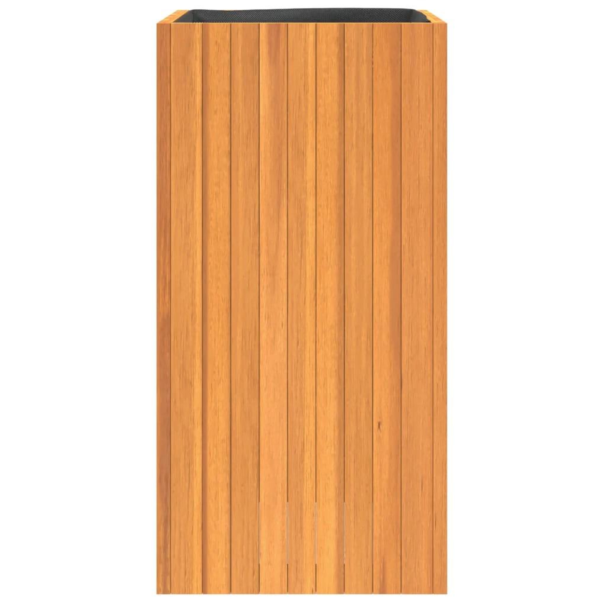 Voir la diapositive 5 : VIDAXL Jardiniere 45x45x90 cm bois massif d'acacia